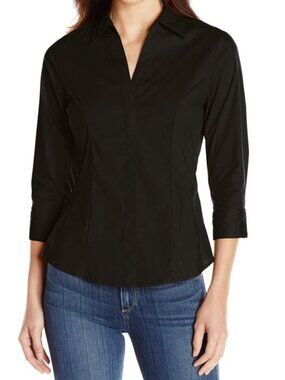 Riders by Lee® Easy Care 3/4 Sleeve Woven Shirt